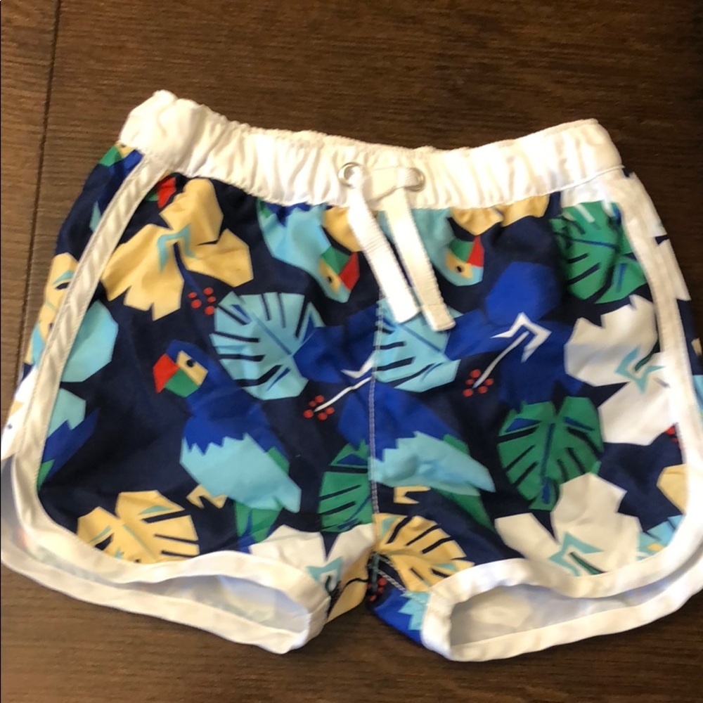 Hanna Andersson toddler swim trunks